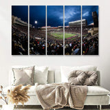 Jones At And T Stadium 5 Pieces B Canvas Prints Wall Art - Painting Canvas, Multi Panels,5 Panel, Wall Decor