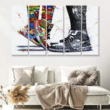 Jordan Love Graffiti Art Canvas 5 Piece B Prints Wall Art Decor - Painting Canvas, Multi Panels, Canvas Prints