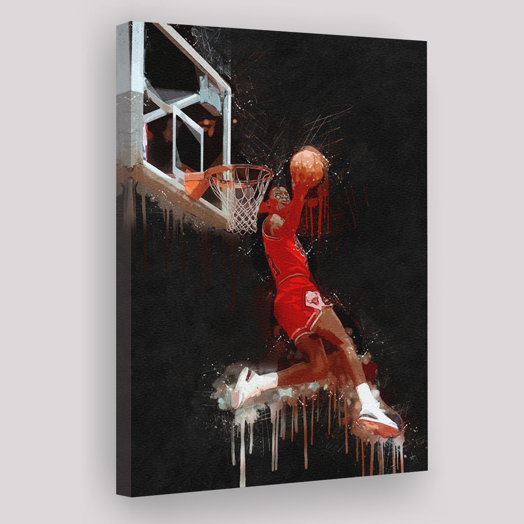 Jordan SuperJambo Basketball Canvas Prints Wall Art - Painting Canvas, Wall Decor, Canvas Art, Prints For Sale 