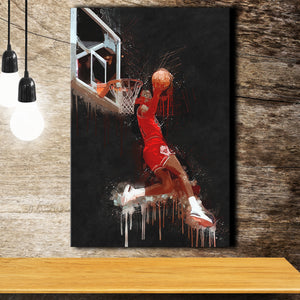 Jordan SuperJambo Basketball Canvas Prints Wall Art - Painting Canvas, Wall Decor, Canvas Art, Prints For Sale 