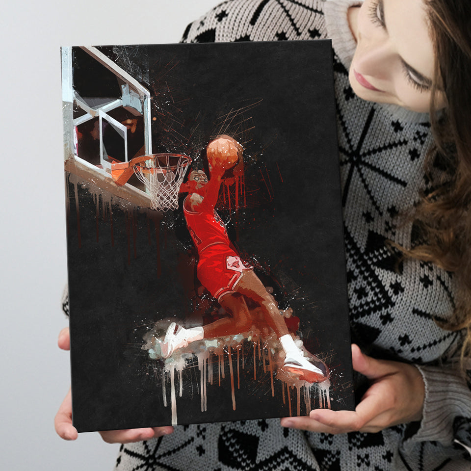 Jordan SuperJambo Basketball Canvas Prints Wall Art - Painting Canvas, Wall Decor, Canvas Art, Prints For Sale 
