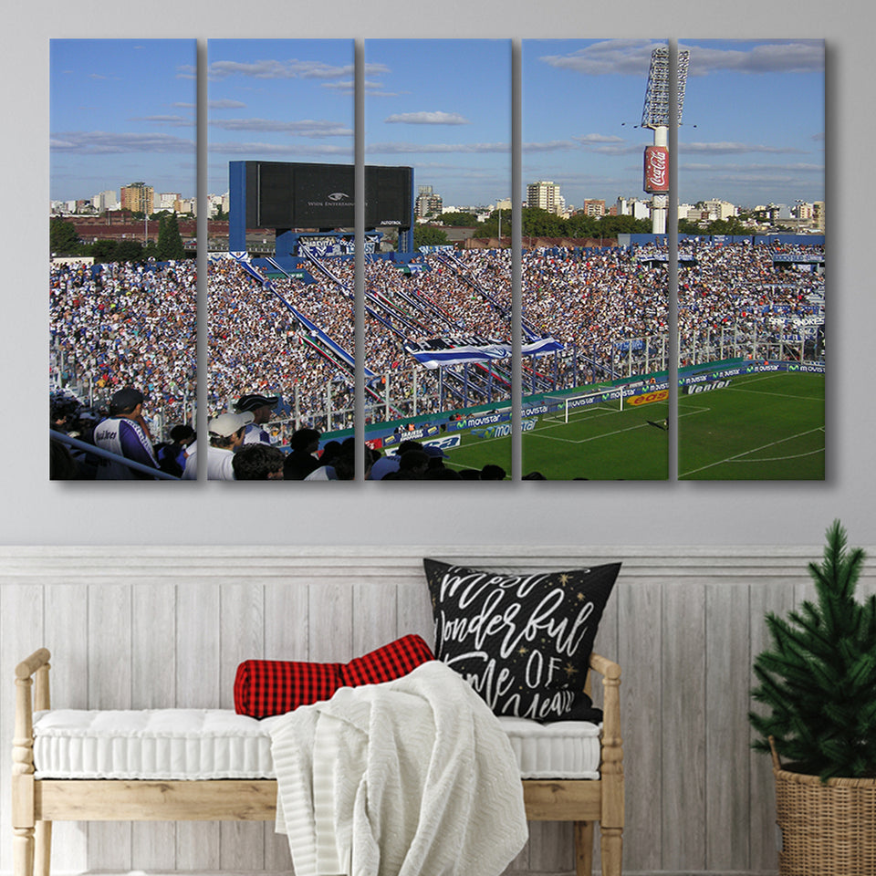 Jose Amalfitani in Argentina, Stadium Canvas, Sport Art, Gift for him, Multi Panels B, Canvas Prints Wall Art Decor
