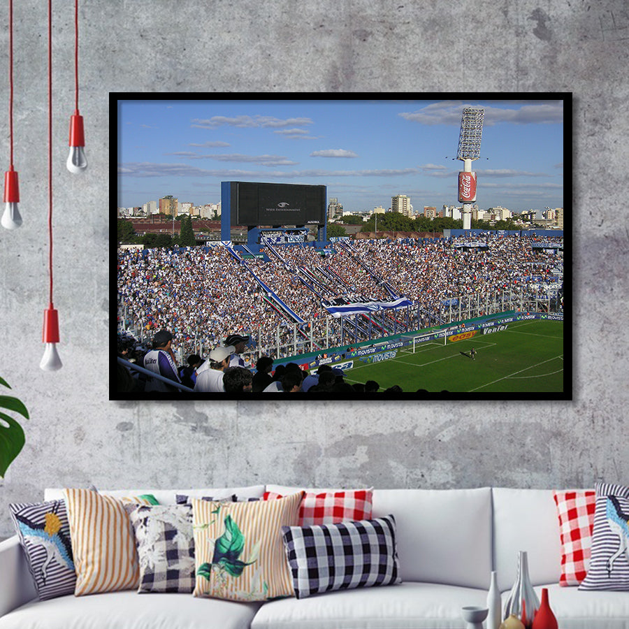 Jose Amalfitani in Argentina, Stadium Canvas, Sport Art, Gift for him, Framed Art Prints Wall Art Decor, Framed Picture