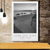 Juan Les Pins Black And White Art Canvas Prints Wall Art Home Decor