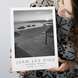 Juan Les Pins Black And White Art Canvas Prints Wall Art Home Decor