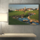 Jumeirah G Estates (Earth) Golf Courses At Dubai, United Arab Emirates, Golf Art Print, Golf Lover, Canvas Prints Wall Art Decor