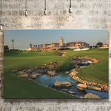 Jumeirah G Estates (Earth) Golf Courses At Dubai, United Arab Emirates, Golf Art Print, Golf Lover, Canvas Prints Wall Art Decor