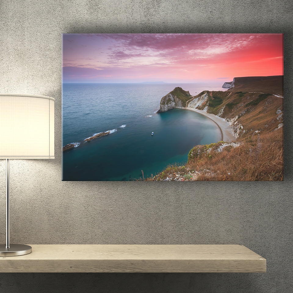 Jurassic Coast near Durdle Door in Dorset Canvas Prints Wall Art - Canvas Painting, Painting Art, Prints for Sale, Wall Decor