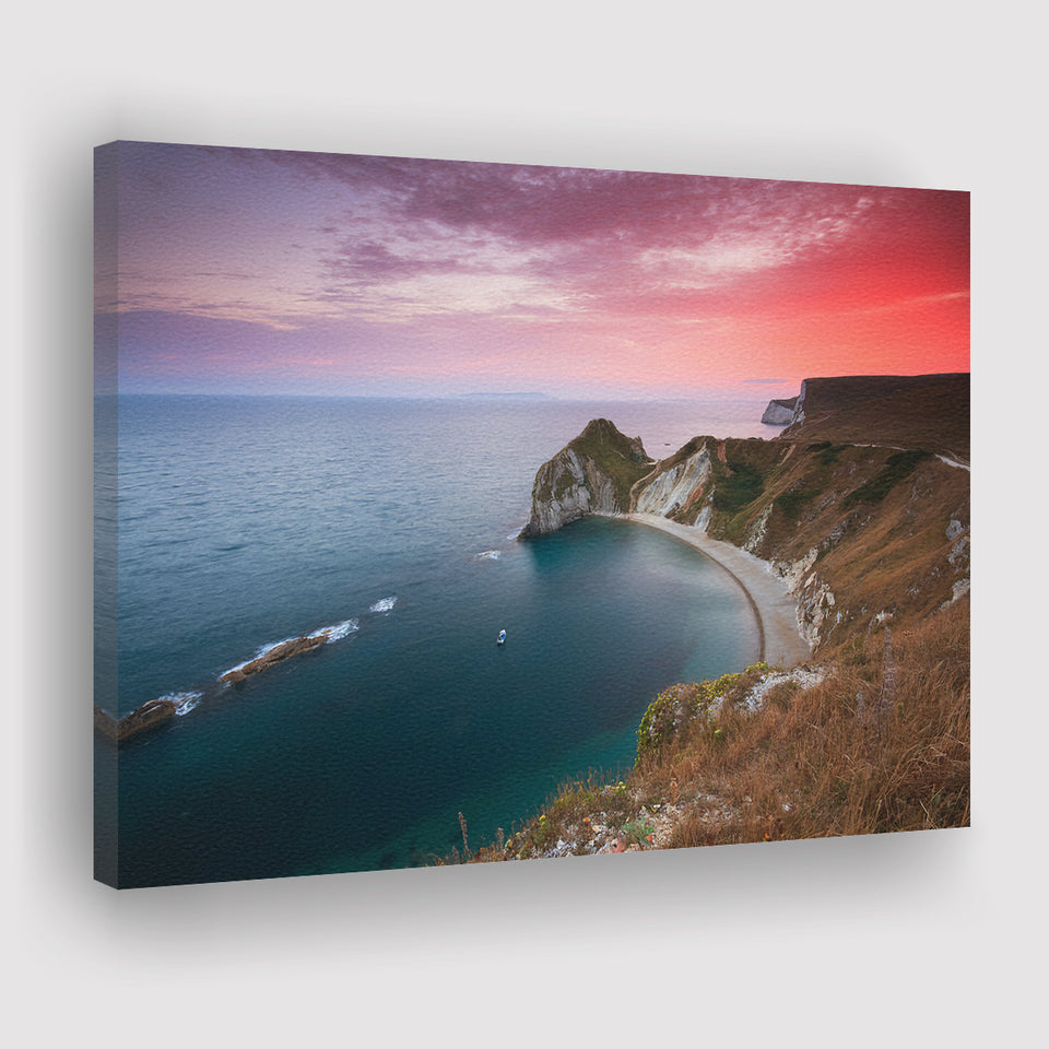 Jurassic Coast near Durdle Door in Dorset Canvas Prints Wall Art - Canvas Painting, Painting Art, Prints for Sale, Wall Decor