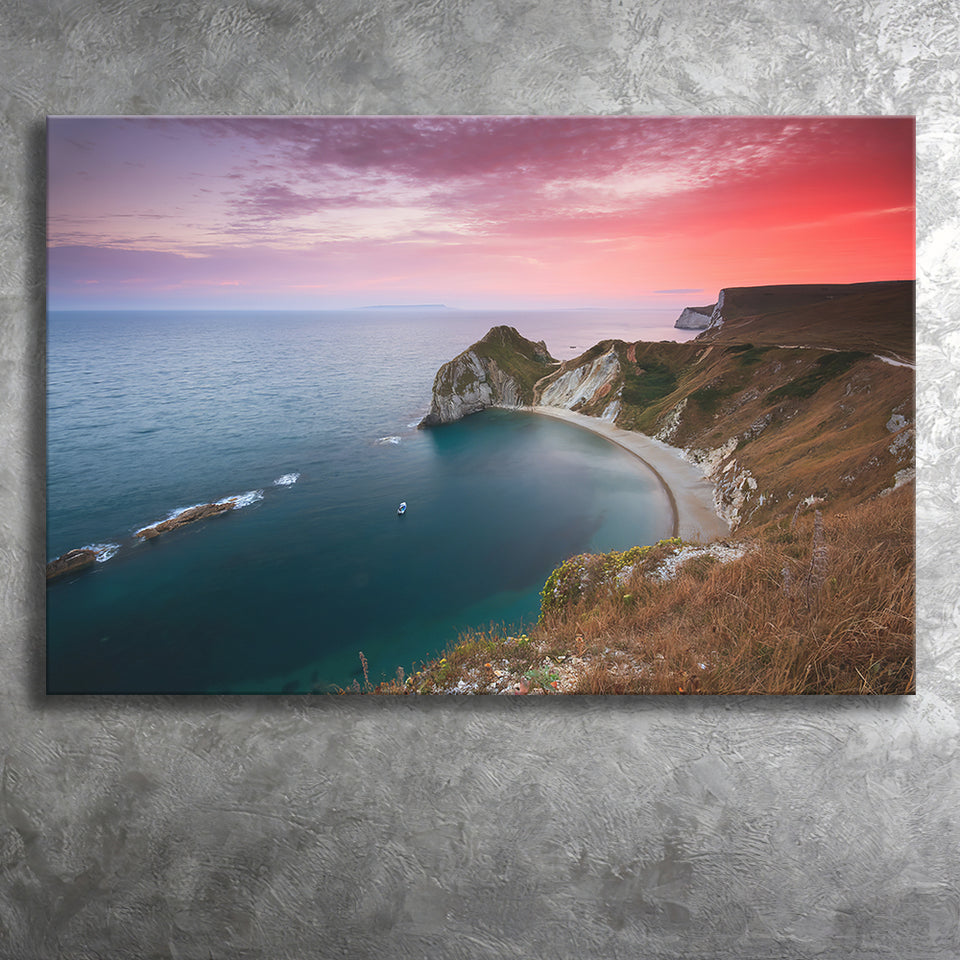 Jurassic Coast near Durdle Door in Dorset Canvas Prints Wall Art - Canvas Painting, Painting Art, Prints for Sale, Wall Decor