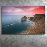 Jurassic Coast near Durdle Door in Dorset Canvas Prints Wall Art - Canvas Painting, Painting Art, Prints for Sale, Wall Decor