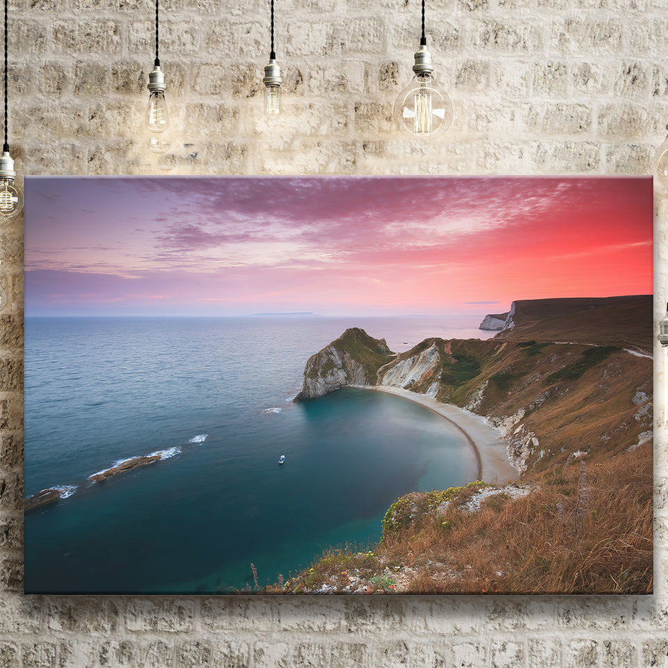Jurassic Coast near Durdle Door in Dorset Canvas Prints Wall Art - Canvas Painting, Painting Art, Prints for Sale, Wall Decor