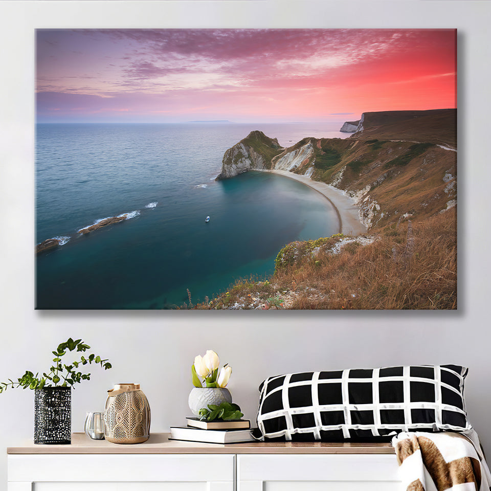 Jurassic Coast near Durdle Door in Dorset Canvas Prints Wall Art - Canvas Painting, Painting Art, Prints for Sale, Wall Decor