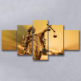 Justice, Gift for Lawyer Office Decor Judge Multi Panels,Canvas Prints Wall Art Home Decor