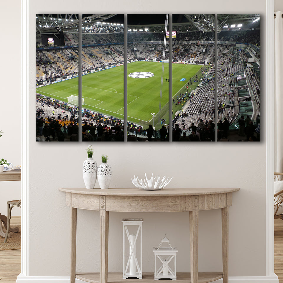Juventus Stadium, Stadium Canvas, Sport Art, Gift for him, Multi Panels B, Canvas Prints Wall Art Decor