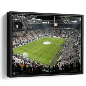 Juventus Stadium, Stadium Canvas, Sport Art, Gift for him, Framed Canvas Prints Wall Art Decor, Framed Picture