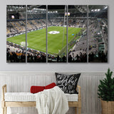 Juventus Stadium, Stadium Canvas, Sport Art, Gift for him, Multi Panels B, Canvas Prints Wall Art Decor