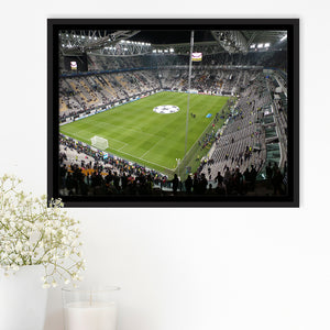 Juventus Stadium, Stadium Canvas, Sport Art, Gift for him, Framed Canvas Prints Wall Art Decor, Framed Picture