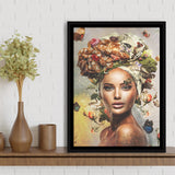 Kimberley Framed Canvas Prints Wall Art Home Decor - Painting Canvas,Black Frame, Ready to hang