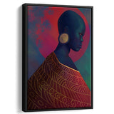 Kusimama Framed Canvas Prints Wall Art Home Decor - Painting Canvas,Black Frame, Ready to hang