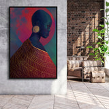 Kusimama Framed Canvas Prints Wall Art Home Decor - Painting Canvas,Black Frame, Ready to hang