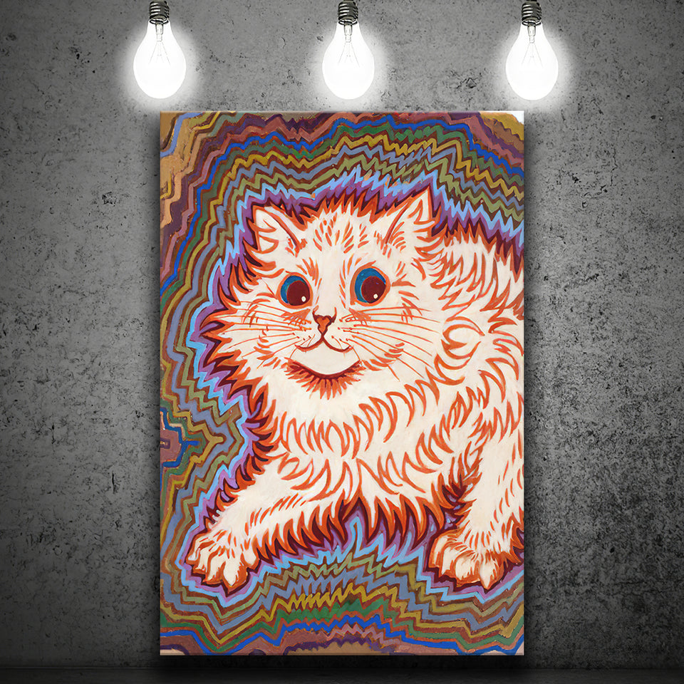 Kaleidoscope Cats by Louis Wain - Art Prints, Framed Prints, Wall Art –  UnixCanvas