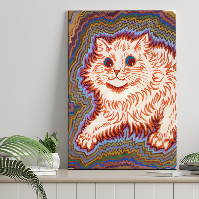 Kaleidoscope Cats by Louis Wain - Art Prints, Framed Prints, Wall Art –  UnixCanvas