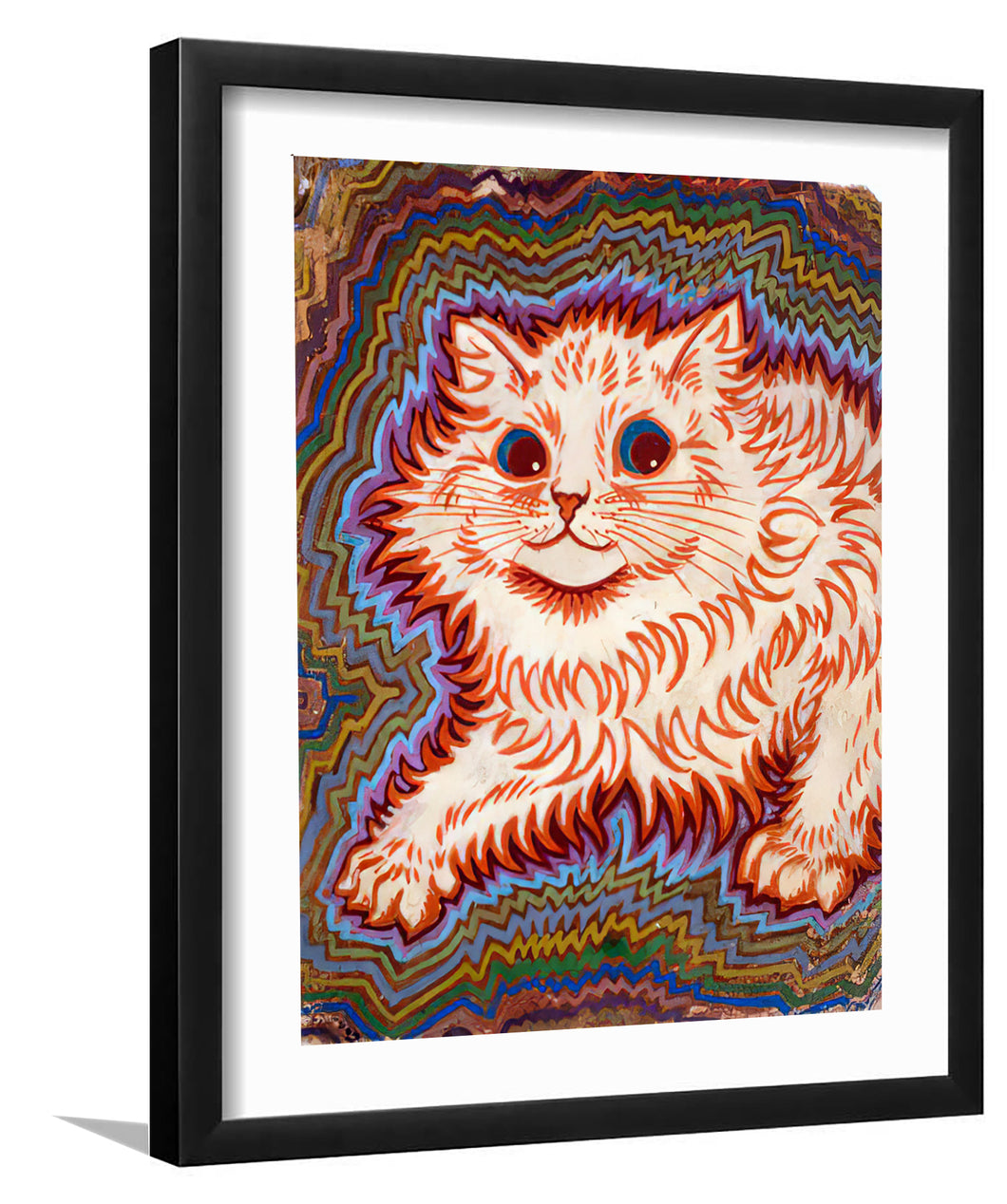 Kaleidoscope Cats_Louis Wain-Canvas art,Art print,Frame art
