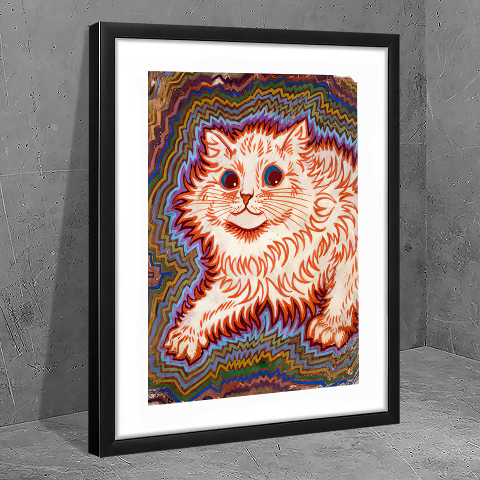 Kaleidoscope Cats by Louis Wain - Art Prints, Framed Prints, Wall Art –  UnixCanvas