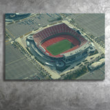 Kansas City Chiefs Stadium Canvas Prints Arrowhead Stadium Wall Art,Sport Stadium Art Prints, Fan Gift, Wall Decor