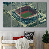Kansas City Chiefs Stadium Canvas Prints Arrowhead Stadium Wall Art,Multi Panels B,Sport Stadium Art Prints, Fan Gift