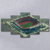 Kansas City Chiefs Stadium Canvas Prints Arrowhead Stadium Wall Art,Multi Panels,Sport Stadium Art Prints, Fan Gift