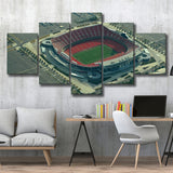 Kansas City Chiefs Stadium Canvas Prints Arrowhead Stadium Wall Art,Multi Panels,Sport Stadium Art Prints, Fan Gift