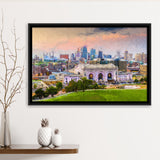 Kansas City Cityscape Framed Canvas Prints Wall Art Decor - Paiting Canvas, Art Prints, Floating Frame