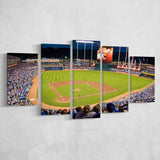 Kansas City Royals Wall Art Kauffman Stadium Canvas Prints,Multi Panels,Sport Stadium Art Prints, Fan Gift