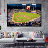 Kansas City Royals Wall Art Kauffman Stadium Framed Canvas Prints,Sport Stadium Art Prints, Fan Gift