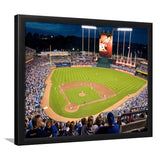 Kansas City Royals Wall Art Kauffman Stadium Art Prints,Sport Stadium Art Prints, Fan Gift, Wall Decor