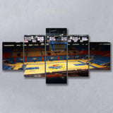 Kansas Jayhawks Stadium Canvas Prints Allen Fieldhouse Wall Art Basketball,Multi Panels,Sport Stadium Art Prints, Fan Gift