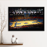 Kansas Jayhawks Stadium Framed Canvas Prints Allen Fieldhouse Wall Art Basketball,Sport Stadium Art Prints, Fan Gift