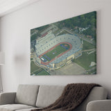 Kansas Jayhawks Stadium Canvas Prints David Booth Memorial Stadium Wall,Sport Stadium Art Prints, Fan Gift, Wall Decor