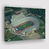 Kansas Jayhawks Stadium Canvas Prints David Booth Memorial Stadium Wall,Sport Stadium Art Prints, Fan Gift, Wall Decor