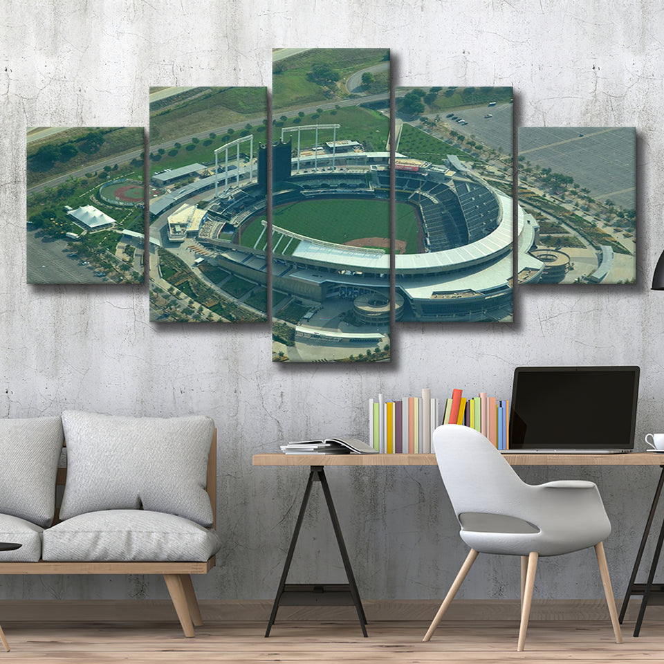 Kauffman Stadium Canvas Prints Kansas City Royals Wall Art,Multi Panels,Sport Stadium Art Prints, Fan Gift