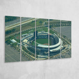 Kauffman Stadium Canvas Prints Kansas City Royals Wall Art,Multi Panels B,Sport Stadium Art Prints, Fan Gift