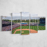Kauffman Stadium Interleague, Stadium Canvas, Sport Art, Large Canvas, Multi Panels, Canvas Prints Wall Art Decor