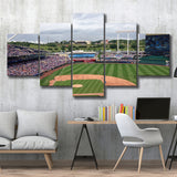 Kauffman Stadium Interleague, Stadium Canvas, Sport Art, Large Canvas, Multi Panels, Canvas Prints Wall Art Decor