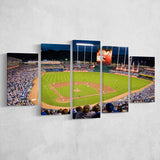 Kauffman Stadium Kansas City, Stadium Canvas, Sport Art, Large Canvas, Multi Panels, Canvas Prints Wall Art Decor