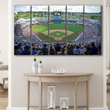 Kauffman Stadium Royals, Stadium Canvas, Sport Art, Gift for him, Multi Panels B, Canvas Prints Wall Art Decor