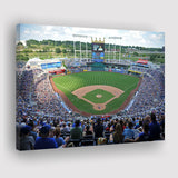 Kauffman Stadium Royals, Stadium Canvas, Sport Art, Gift for him, Fan Gift, Canvas Prints Wall Art Decor