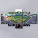 Kauffman Stadium Royals, Stadium Canvas, Sport Art, Large Canvas, Multi Panels, Canvas Prints Wall Art Decor