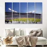 Kauffman Stadium In Kansas City 5 Pieces B Canvas Prints Wall Art - Painting Canvas, Multi Panel, Wall Decor, Canvas Art